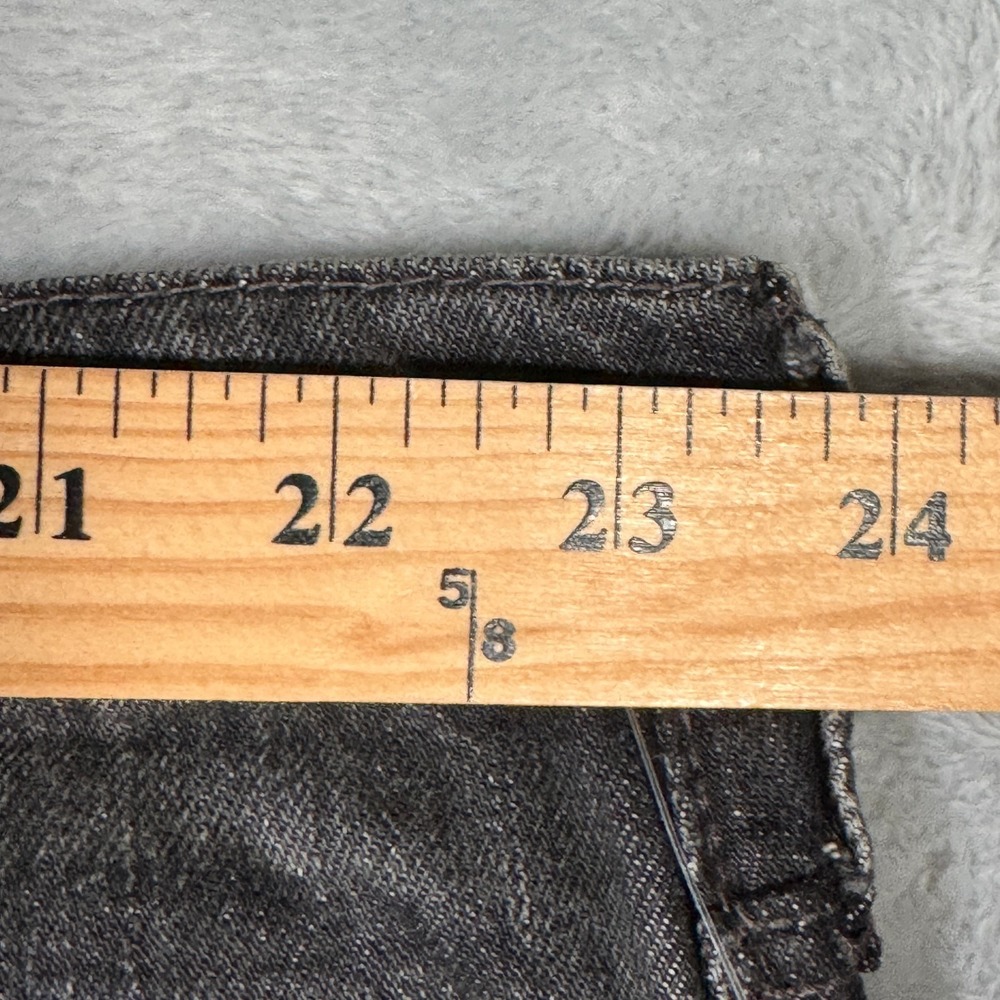 Ralph Lauren Jeans Mens 46x32 46B Black Denim Varick Graffiti Patchwork Skull - Picture 7 of 13